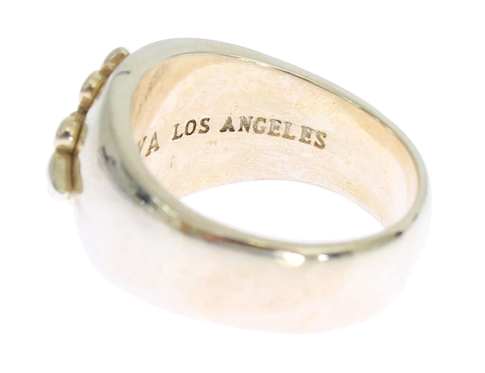 Nialaya Silver Crest 925 Sterling Men's Ring 7 Nialaya Silver Crest 925 Sterling Men's Ring - Image 5