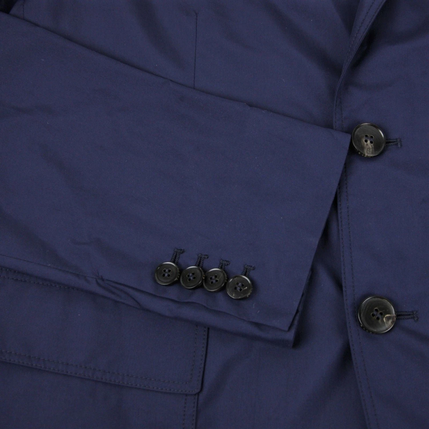 Gucci Men's Light Weight Navy Blue Polyester Techno Jacket 8 Gucci Men's Light Weight Navy Blue Polyester Techno Jacket - Image 6