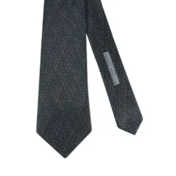 Bottega Veneta Men's Dot Print Black / Gray Cotton Silk Leopard Tie 355737 1062 11 Bottega Veneta Men's Dot Print Black / Gray Cotton Silk Leopard Tie 355737 1062 -Lux Lair Store 355737 1062 8059954939 3