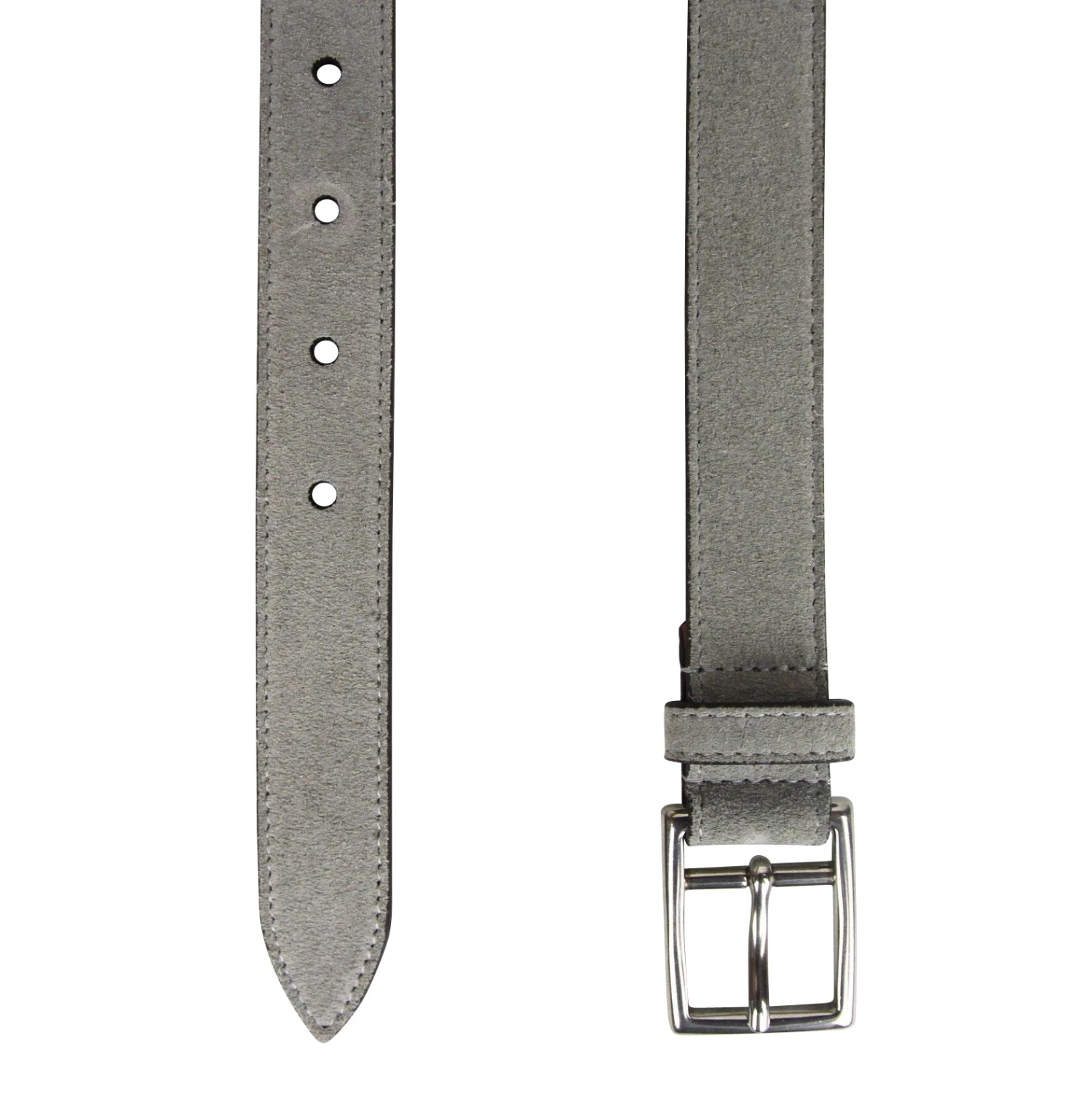 Gucci Men's Silver Light Gray Fabric Leather Belt Buckle 368193 1417 7 Gucci Men's Silver Light Gray Fabric Leather Belt Buckle 368193 1417 - Image 5