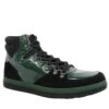 Gucci Contrast Combo High Top Dark Green Suede Leather Sneaker 368496 1077 -Lux Lair Store 368496 1077 10g 1