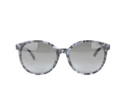 Gucci Unisex Black / Gray Plastic Round Frame Sunglasses G GG 3722/S 372819