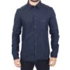 Ermanno Scervino Stunning Blue Cotton Casual Men's Shirt 2 Ermanno Scervino Stunning Blue Cotton Casual Men's Shirt -Lux Lair Store 38315