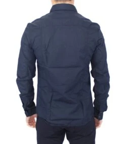 Ermanno Scervino Stunning Blue Cotton Casual Men's Shirt -Lux Lair Store 38321