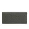 Bottega Veneta Men's Intercciaco Gray Leather Woven Long Bifold Wallet 390878 1300 1 Bottega Veneta Men's Intercciaco Gray Leather Woven Long Bifold Wallet 390878 1300 -Lux Lair Store 390878 1300 8065065666 1