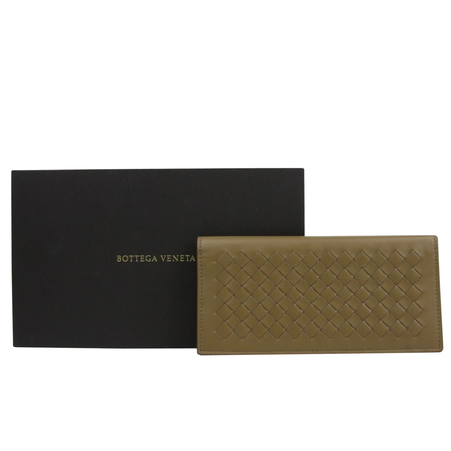 Bottega Veneta Men's Woven Long Light Brown Leather Bifold Wallet 390878 2314 4 Bottega Veneta Men's Woven Long Light Brown Leather Bifold Wallet 390878 2314 - Image 2