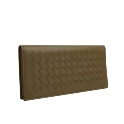 Bottega Veneta Men's Woven Long Light Brown Leather Bifold Wallet 390878 2314 14 Bottega Veneta Men's Woven Long Light Brown Leather Bifold Wallet 390878 2314 -Lux Lair Store 390878 2314 8074309594 3