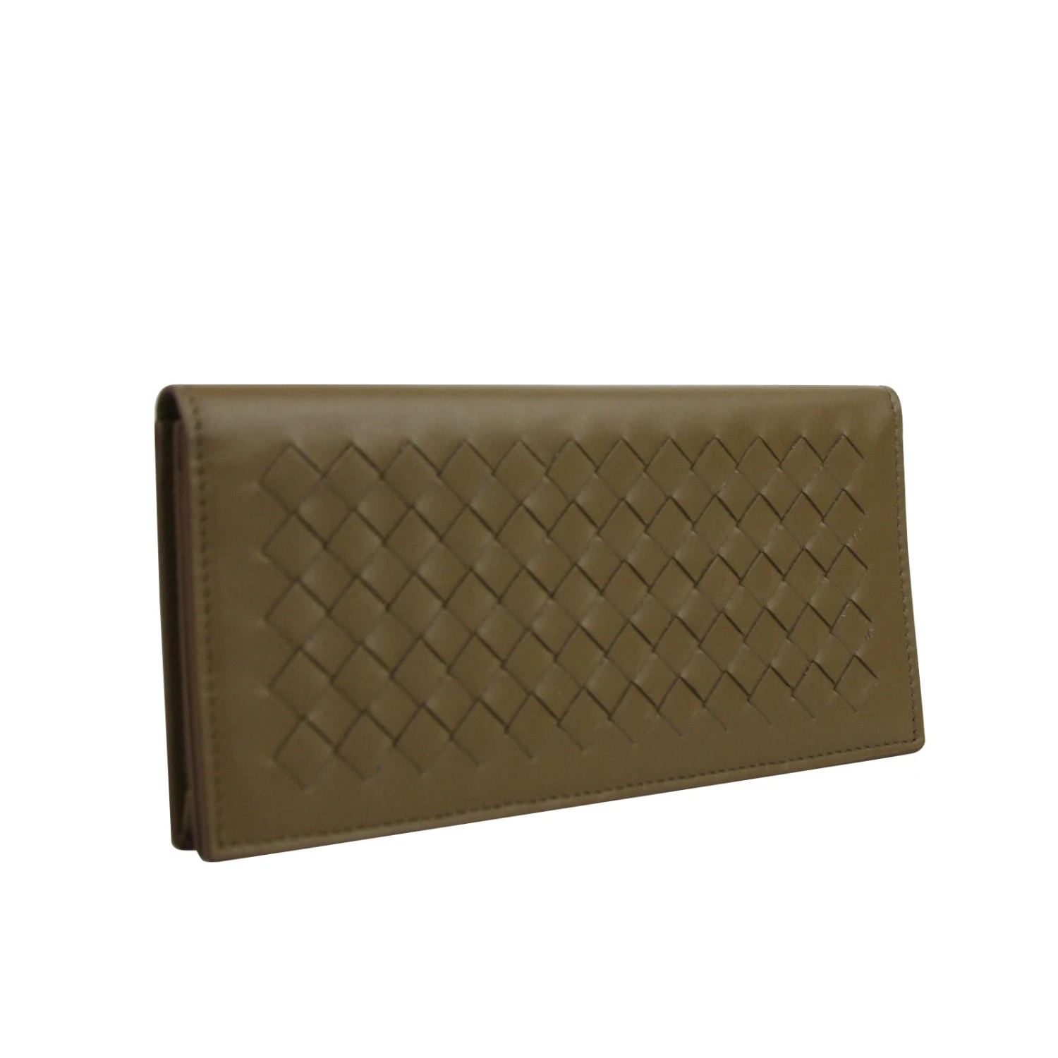 Bottega Veneta Men's Woven Long Light Brown Leather Bifold Wallet 390878 2314 5 Bottega Veneta Men's Woven Long Light Brown Leather Bifold Wallet 390878 2314 - Image 3
