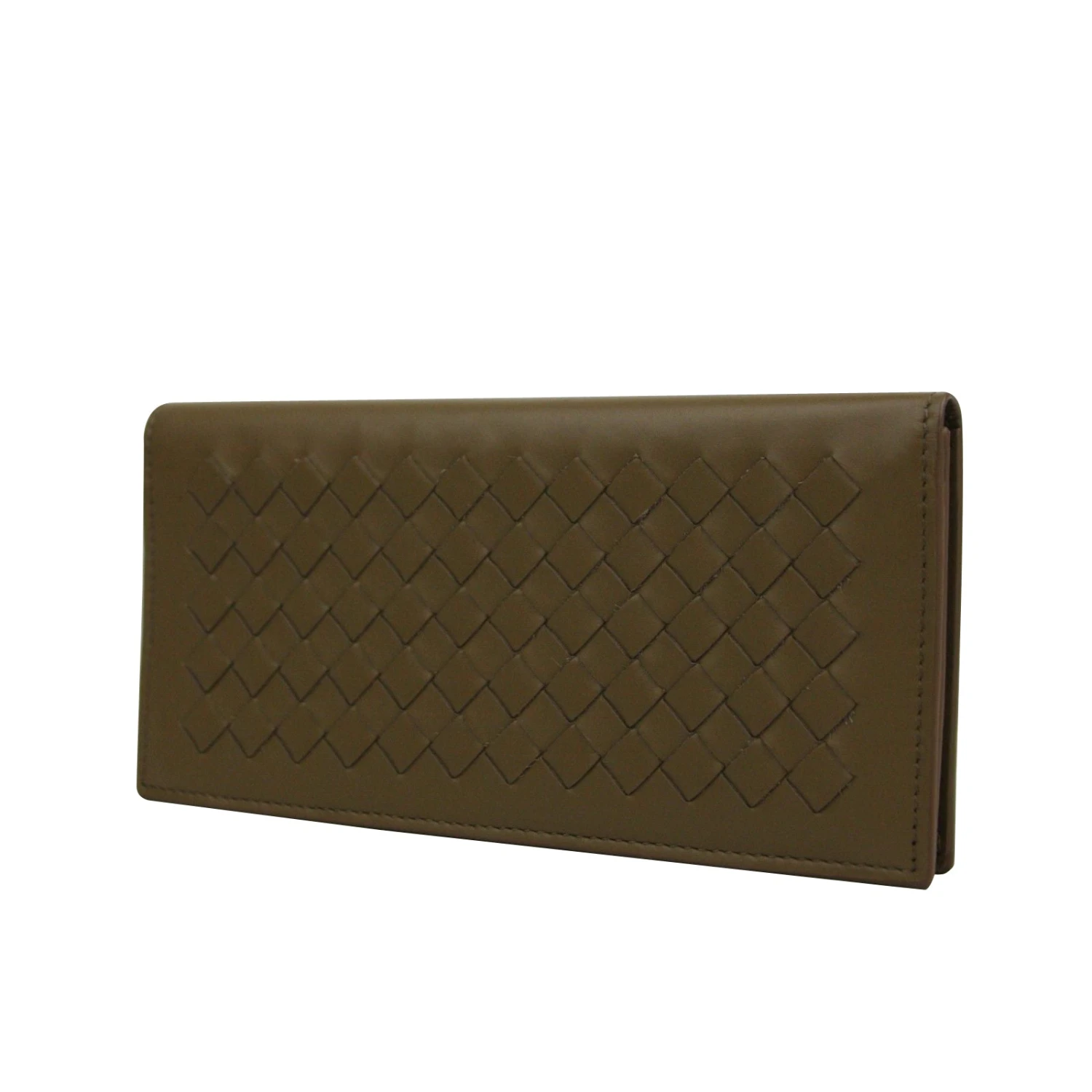 Bottega Veneta Men's Woven Long Light Brown Leather Bifold Wallet 390878 2314 6 Bottega Veneta Men's Woven Long Light Brown Leather Bifold Wallet 390878 2314 - Image 4