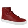 Balenciaga Men's Hi Top Dark Red Leather / Coated Canvas Sneaker 2 Balenciaga Men's Hi Top Dark Red Leather / Coated Canvas Sneaker -Lux Lair Store 391205 6479 41e 1