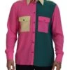 Dolce & Gabbana Multicolor Patchwork Silk Button Down Men's Shirt 1 Dolce & Gabbana Multicolor Patchwork Silk Button Down Men's Shirt -Lux Lair Store 3968537
