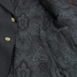 Gucci Men's Panama Dark Grey Wool / Mohair Formal Jacket -Lux Lair Store 398949 1165 46r 6