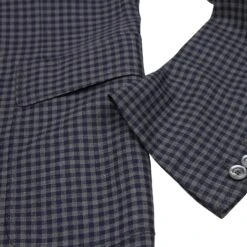 Gucci Men's Formal Midnight Blue / Grey Wool Jacket 2 Buttons 19 Gucci Men's Formal Midnight Blue / Grey Wool Jacket 2 Buttons -Lux Lair Store 406326 4038 48r 9