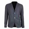 Gucci Men's Formal Midnight Blue / Grey Wool Jacket 2 Buttons 2 Gucci Men's Formal Midnight Blue / Grey Wool Jacket 2 Buttons -Lux Lair Store 406326 4038 52r 1