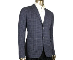 Gucci Men's Formal Midnight Blue / Grey Wool Jacket 2 Buttons 13 Gucci Men's Formal Midnight Blue / Grey Wool Jacket 2 Buttons -Lux Lair Store 406326 4038 52r 3