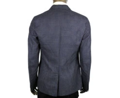 Gucci Men's Formal Midnight Blue / Grey Wool Jacket 2 Buttons 15 Gucci Men's Formal Midnight Blue / Grey Wool Jacket 2 Buttons -Lux Lair Store 406326 4038 52r 5