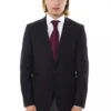 Uominitaliani Black Wool Men's Men's Blazer 2 Uominitaliani Black Wool Men's Men's Blazer -Lux Lair Store 4110626