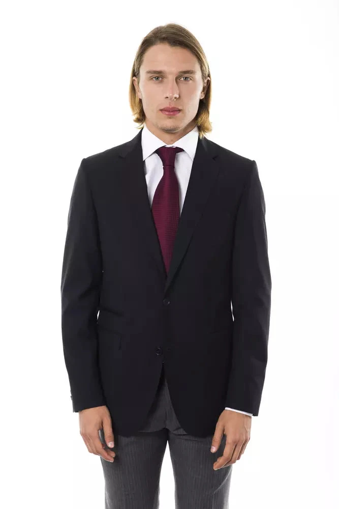 Uominitaliani Black Wool Men's Men's Blazer 3 Uominitaliani Black Wool Men's Men's Blazer