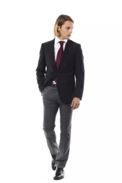 Uominitaliani Black Wool Men's Men's Blazer 13 Uominitaliani Black Wool Men's Men's Blazer -Lux Lair Store 4110815