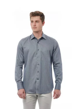 Bagutta Black Cotton Men's Men's Shirt