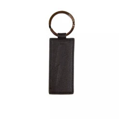 Neil Barrett Black Leather Men Men's Keychain