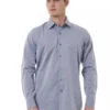 Bagutta Gray Cotton Men Men's Shirt -Lux Lair Store 4115917