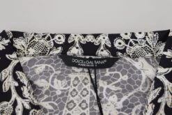 Dolce & Gabbana Blue Silk Floral Baroque Satin Casual Men's Shirt 13 Dolce & Gabbana Blue Silk Floral Baroque Satin Casual Men's Shirt -Lux Lair Store 4120194