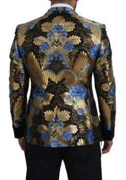 Dolce & Gabbana Gold Lurex Double Breasted Jacket Men's Blazer 10 Dolce & Gabbana Gold Lurex Double Breasted Jacket Men's Blazer -Lux Lair Store 4120912