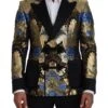 Dolce & Gabbana Gold Lurex Double Breasted Jacket Men's Blazer 2 Dolce & Gabbana Gold Lurex Double Breasted Jacket Men's Blazer -Lux Lair Store 4120916