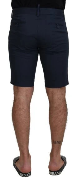 Dolce & Gabbana Blue Bermuda Low Waist Men Men's Shorts -Lux Lair Store 4122235