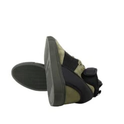 Balenciaga Men's High Top Black / Olive Green Suede Leather Sneakers 20 Balenciaga Men's High Top Black / Olive Green Suede Leather Sneakers -Lux Lair Store 412349 3241 42 8