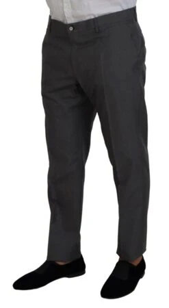 Dolce & Gabbana Gray MARTINI 3 Piece Slim Fit Men's Suit -Lux Lair Store 4124854