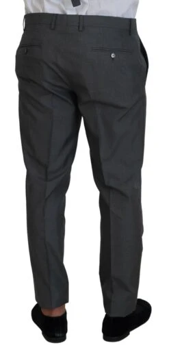 Dolce & Gabbana Gray MARTINI 3 Piece Slim Fit Men's Suit -Lux Lair Store 4124855
