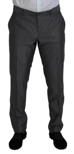 Dolce & Gabbana Gray SICILIA 3 Piece Slim Fit Men's Suit -Lux Lair Store 4124897