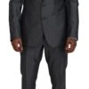 Dolce & Gabbana Gray SICILIA 3 Piece Slim Fit Men's Suit