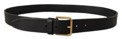 Dolce & Gabbana Brown Gold Metal Logo Buckle Calf Leather Men's Belt 7 Dolce & Gabbana Brown Gold Metal Logo Buckle Calf Leather Men's Belt -Lux Lair Store 4155287