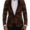Dolce & Gabbana Multicolor Floral Single Breasted Martini Men's Blazer -Lux Lair Store 4168872