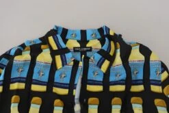 Dolce & Gabbana Multicolor Printed Viscose Casual Men's Shirt -Lux Lair Store 4169314