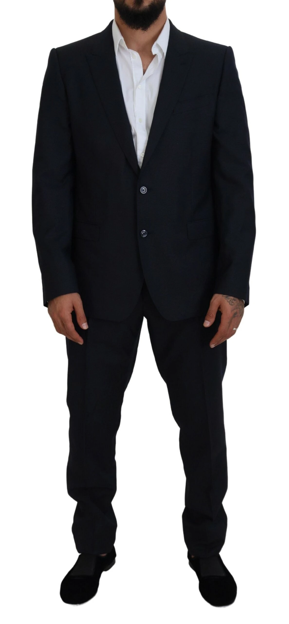 Dolce & Gabbana Blue Single Breasted 2 Piece MARTINI Men's Suit 3 Dolce & Gabbana Blue Single Breasted 2 Piece MARTINI Men's Suit