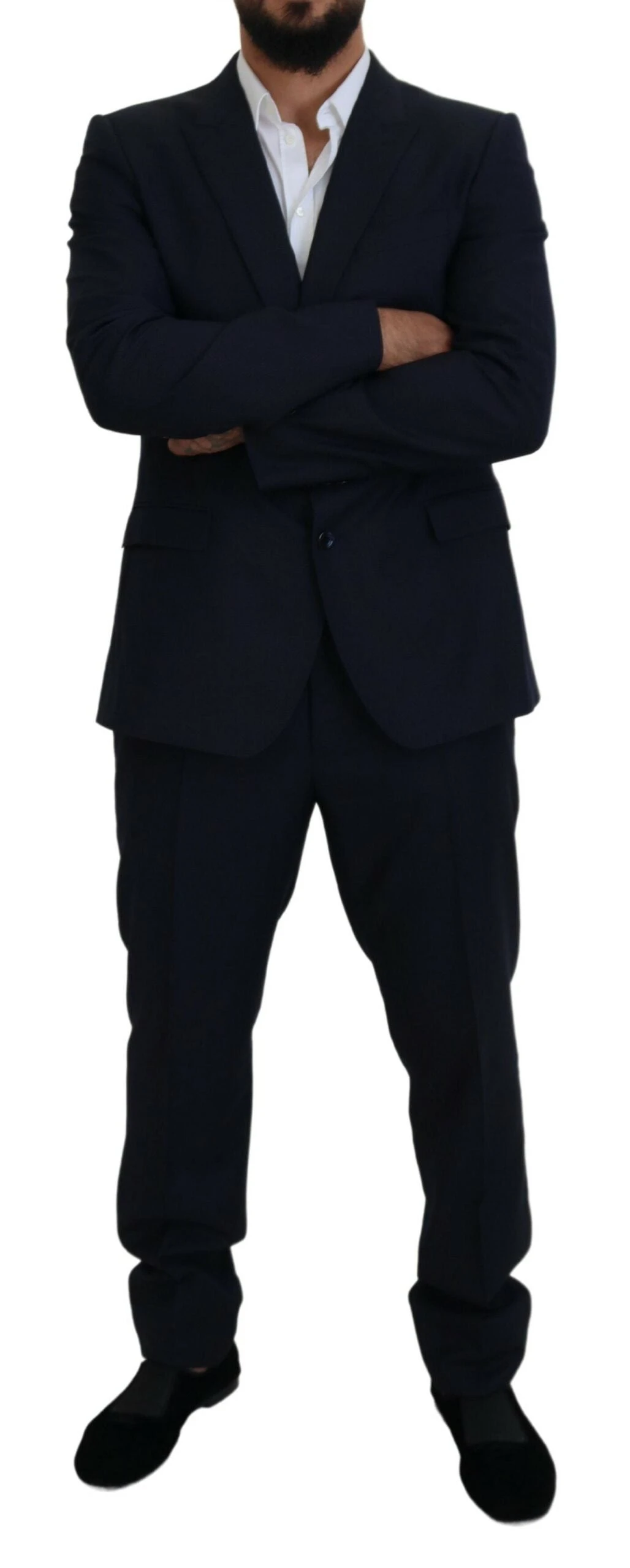 Dolce & Gabbana Blue Single Breasted 2 Piece MARTINI Men's Suit 7 Dolce & Gabbana Blue Single Breasted 2 Piece MARTINI Men's Suit - Image 5