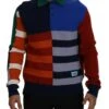 Dolce & Gabbana Multicolor Stripes Wool Pullover Men's Sweater -Lux Lair Store 4170546