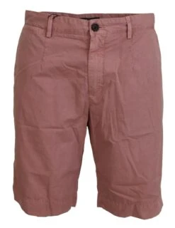 Dolce & Gabbana Pink Chinos Cotton Casual Mens Men's Shorts