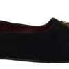 Dolce & Gabbana Black Suede Gold Cross Slip On Loafers Men's Shoes 2 Dolce & Gabbana Black Suede Gold Cross Slip On Loafers Men's Shoes -Lux Lair Store 4199817