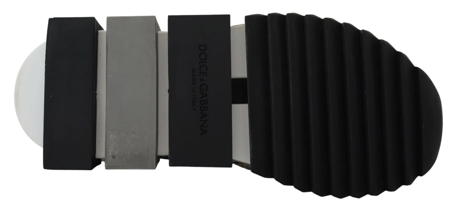 Dolce & Gabbana Silver Rhinestones Sorrento Sneakers Women's Shoes 8 Dolce & Gabbana Silver Rhinestones Sorrento Sneakers Women's Shoes - Image 6