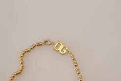 Dolce & Gabbana Gold Brass Chain SUPER PIG Pendant Logo Women's Necklace 13 Dolce & Gabbana Gold Brass Chain SUPER PIG Pendant Logo Women's Necklace -Lux Lair Store 4215832
