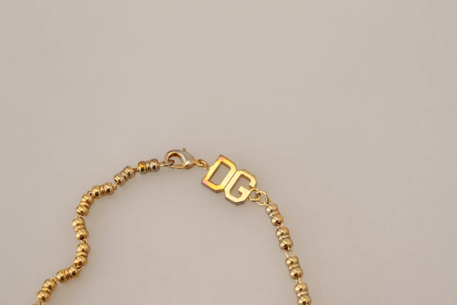 Dolce & Gabbana Gold Brass Chain SUPER PIG Pendant Logo Women's Necklace 8 Dolce & Gabbana Gold Brass Chain SUPER PIG Pendant Logo Women's Necklace - Image 6