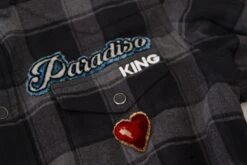 Dolce & Gabbana Black Gray Check Men Long Sleeves Men's Shirt 12 Dolce & Gabbana Black Gray Check Men Long Sleeves Men's Shirt -Lux Lair Store 4223062