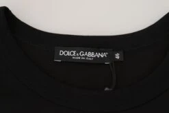 Dolce & Gabbana Black Sneak Peek Cotton Short Sleeve Men's T-shirt -Lux Lair Store 4223162