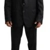 Dolce & Gabbana Black MARTINI Single Breasted 2 Piece Men's Suit 1 Dolce & Gabbana Black MARTINI Single Breasted 2 Piece Men's Suit -Lux Lair Store 4273802