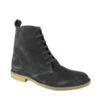 Bottega Veneta Men's Dark Gray Suede Side Zipper Lace-Up Boot 427383 2015 -Lux Lair Store 427383 2015 42.5 1